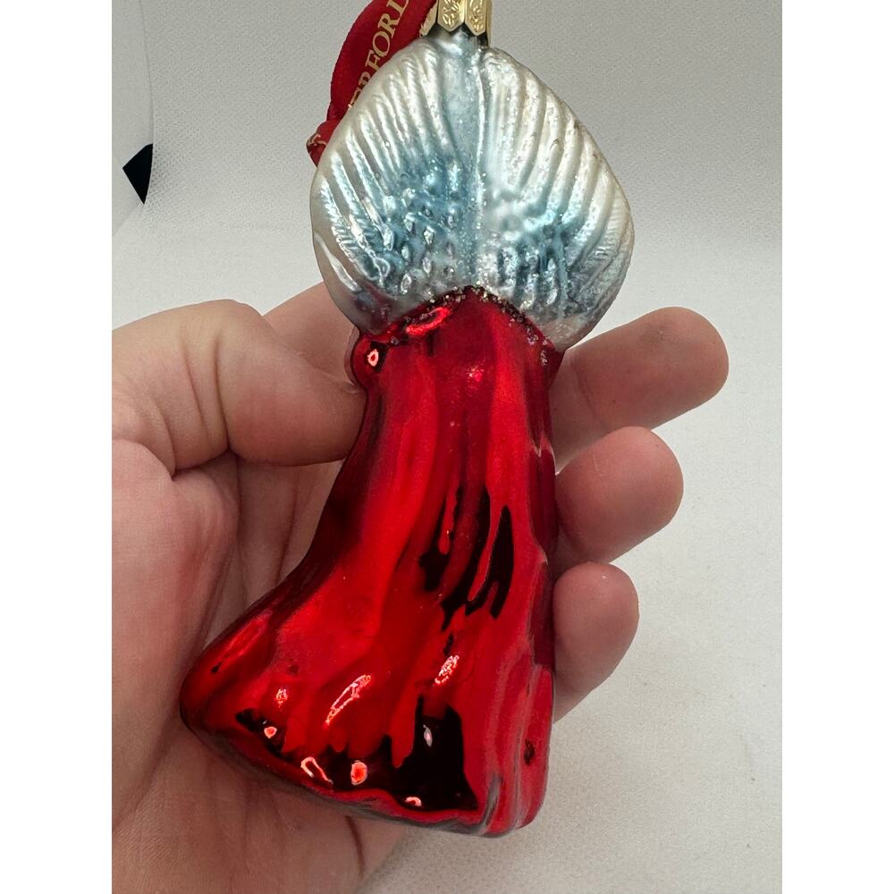 Waterford Hand Heirloom Blown Angel Ornament - Picture 2 of 4